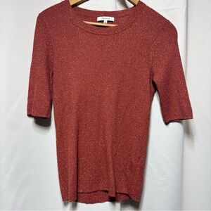 Madewell Women’s Terracotta Shimmer Top